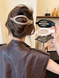 4pcs Women's 12cm Large Lightweight Plastic Hair Clips, Fashion Versatile Elegant Simple Style, Daily Outdoors Casual Party Commute