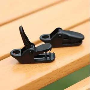 20pcs Windproof Tent Canopy Clip Set, Durable PC Material, Camping Tent Tarp Clamp Gripper for Securing Tarps  Shelters