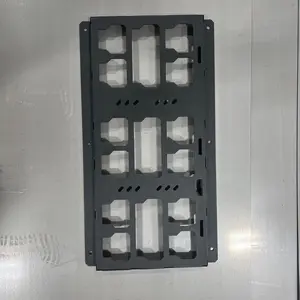 Milwaukee aluminum version   Packout Mounting Plate, 1/8th thick laser cut, organizer. 3 version, one large, one small. 1 full, 1 half