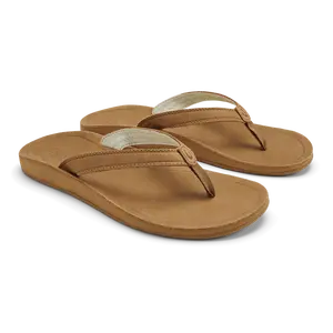 Olukai Southshore Women’s Waterproof Leather Sandals - Toffee