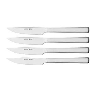 Henckels Polished Stainless Steel Serrated Steak Knife Set