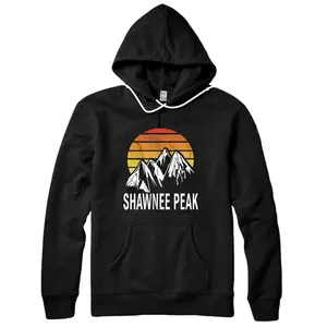 Shawnee Peak Bridgton Maine NE Ski Resort Snowboarding Pullover Hoodie