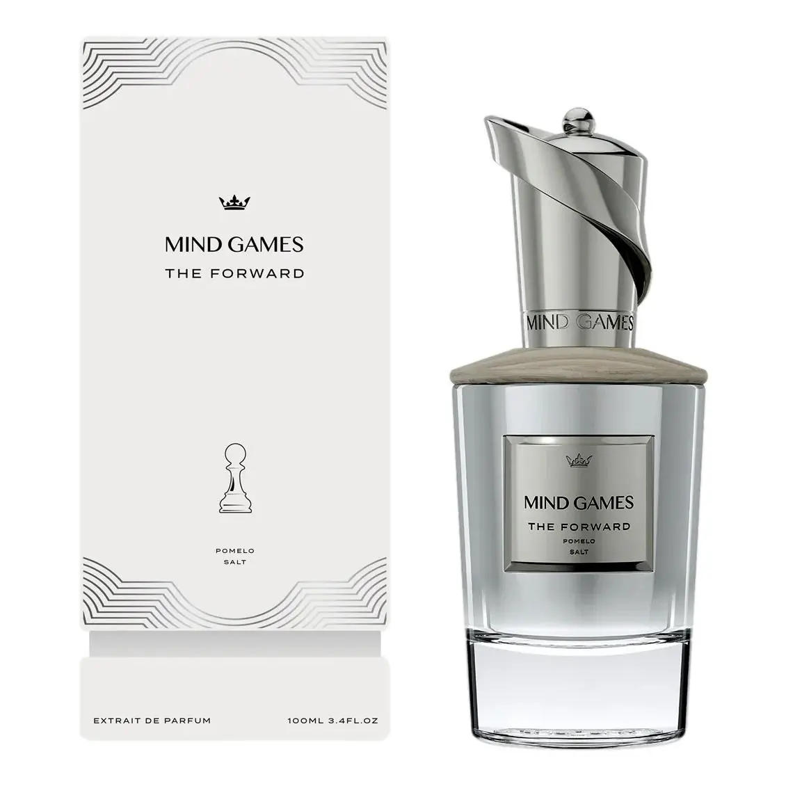 Mind Games The Forward Unisex Extrait de Parfum - 3.4 oz Mind Games Cologne with Bold and Unforgettable Opening, Captivating From the First Move, Citrus and Jasmine Notes