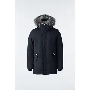 MACKAGE Edward-x-blk/silver Mens Hooded Down Coat Womens Apparel