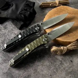 Stainless Steel Pocket knife for Man - High-quality Steel Portable Folding EDC Tool for Fishing,Camping,Hiking, Kitchen Gear & Everyday Carry Gift