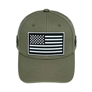 PVC Us Flag Patch Badge with Hook Backing, Ideal for Bags, Iron-On Patches, Bag Accessories, Backpacks, Vests, Clothing Decorations, 7.8x5cm
