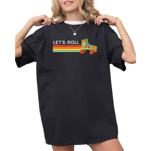 Retro Roller Skate TShirt, 80s Roller Skating Shirt, Gift For Roller Skater, 80s Kid Shirt, Roller Skating Party Outfit, 80s Gift Shirt