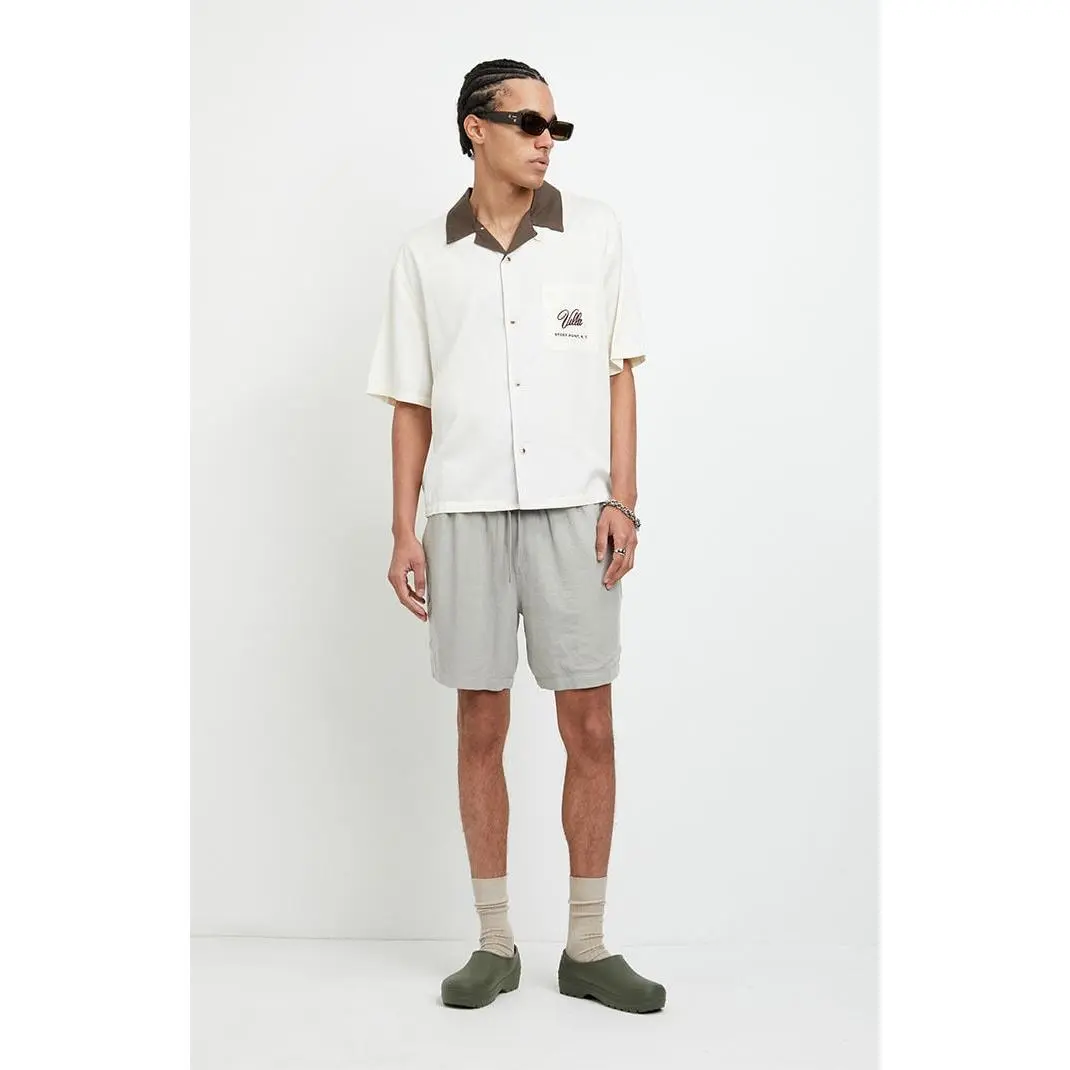 Pacsun Men's Gray Linen Shorts Pacsun Men's Gray Linen Shorts