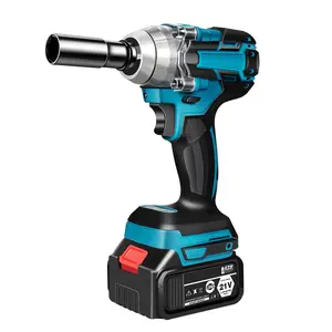 High Torque 12" Impact Gun 3000mAh Batteries Quick Removal of Lug Nuts & Bolts Professional Grade Performance