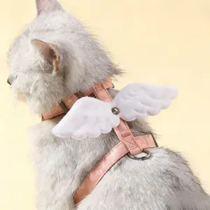 "My pet is an angel!" Pet leash, H-shaped harness, anti-pulling universal harness for walking dogs, pet supplies.