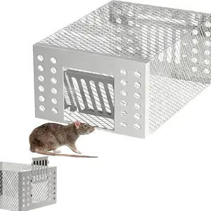 Live Catch Mouse Cage for Indoor Outdoor Small Rodents, Humane Trapping, Compact Design, Easy Setup, Durable Material, Suitable for Mice, Rats, Hamsters, Chinchillas, Live Capture Rat Trap