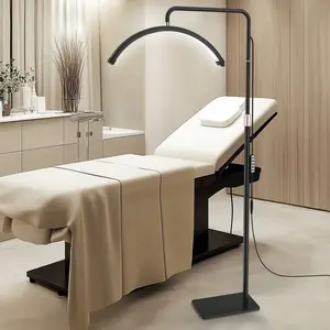 23'' LED Floor Light, Half Moon Lamp For Lash Extension, Lighting For Beauty, Skincare, Lashes, Eyebrows, Filming Content Creation-Modern