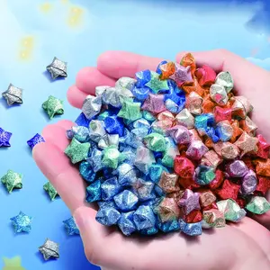 360 Sheets Sparkling Diamond Star Paper Strips, Sparkling Diamond Colored Stars, Lucky Stars, Handmade Materials Diy Folded Star Paper Stars, Handicraft