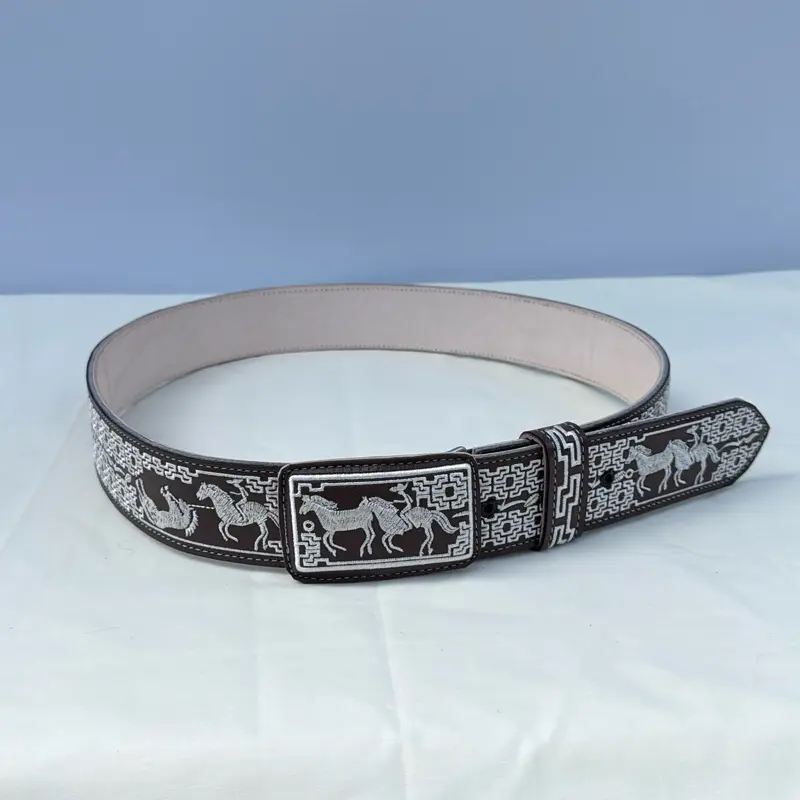 Men’s belts GRECAS CON FIGURAS DE SUERTES CHARRAS