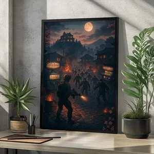 CoD Black Ops 7 Zombies Poster, Gamer Room Decor, Pack-a-Punch, COD Gaming