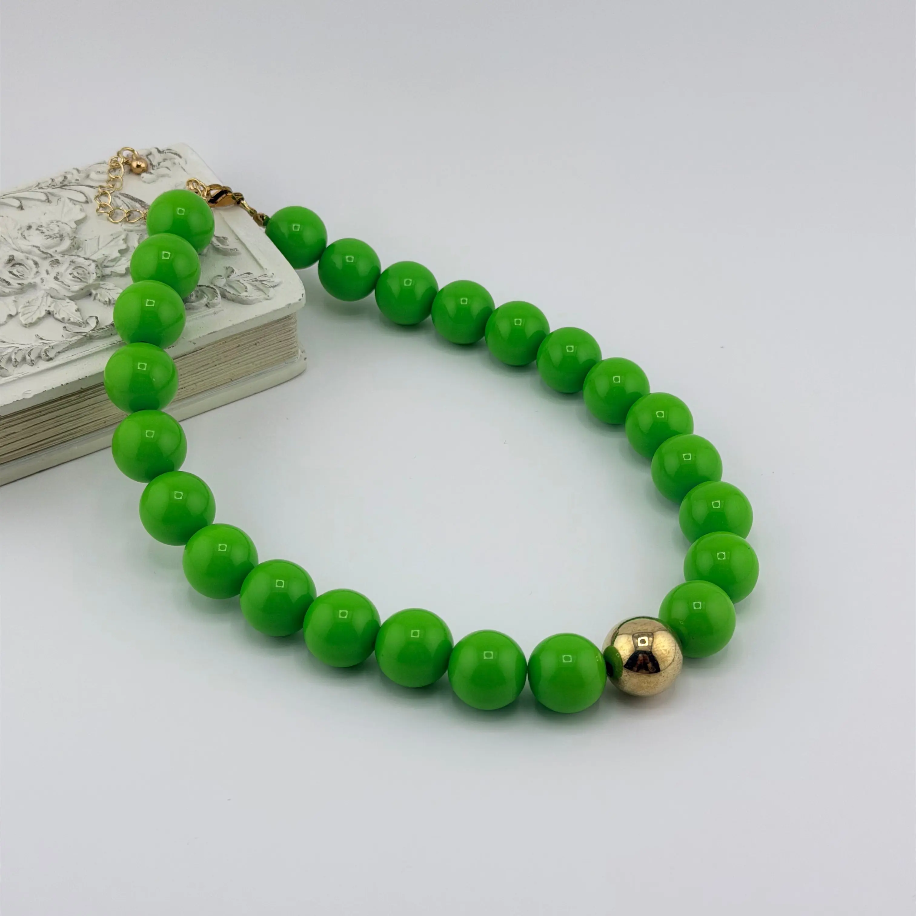 Round Bead Necklace Waterproof
