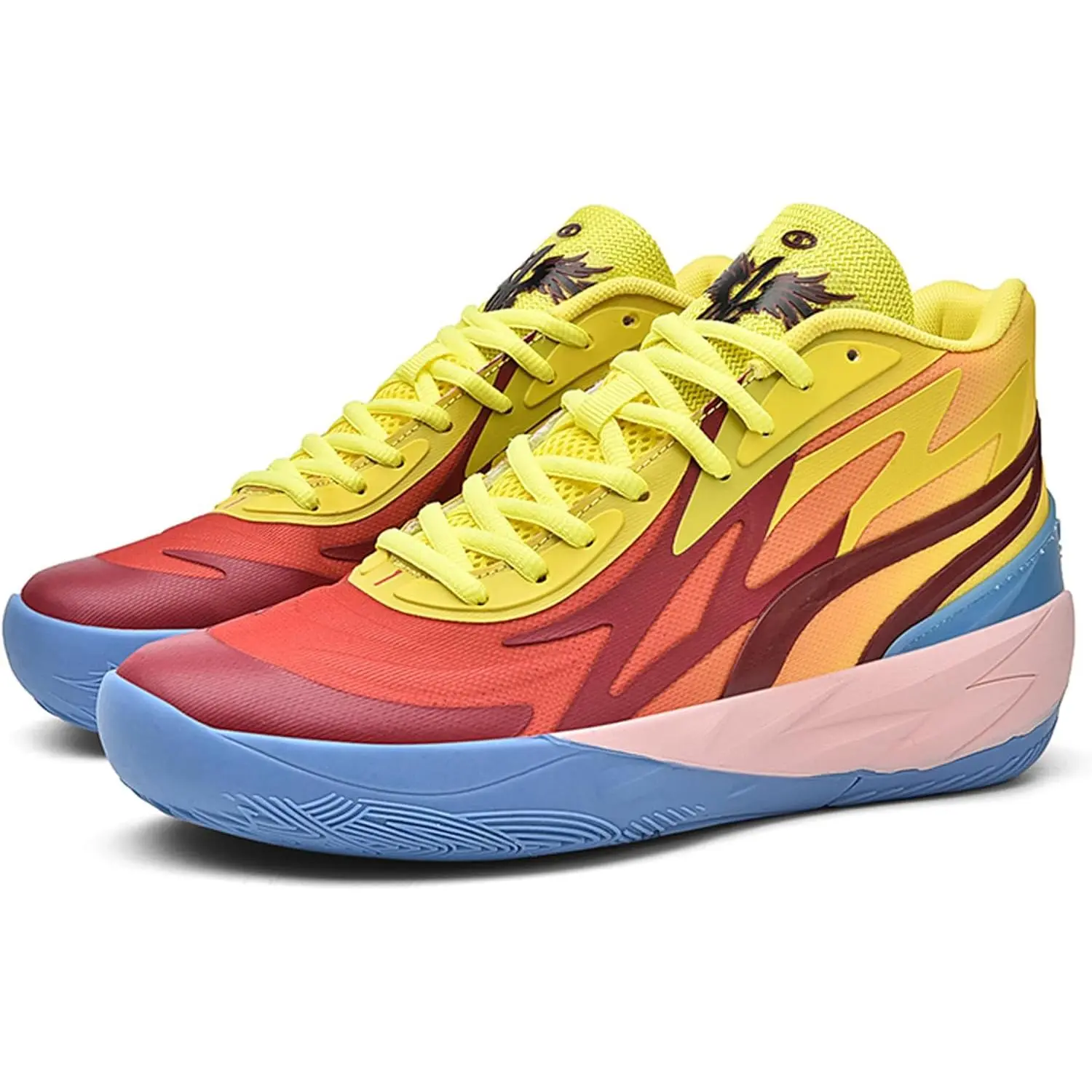 Men's and Women's Basketball Shoes Sports Training Shoes Athletic Running Casual Shoes Two Color Mix and Match Sneakers