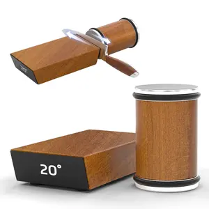 Sharpening Tool with Rotating Blade Set Adjustable 15° & 20° Angles for Any Steel Hardness Perfect Gift for Friends Relatives Carnival Halloween