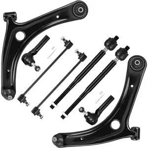 car stuffFront Lower Control Arms w/Ball Joint Sway Bar Tie Rods Replacement Suspension Kit for 2009-2012 Dodge Caliber, 2007-2017 Jeep Compass, 2007-2017 Jeep Patr