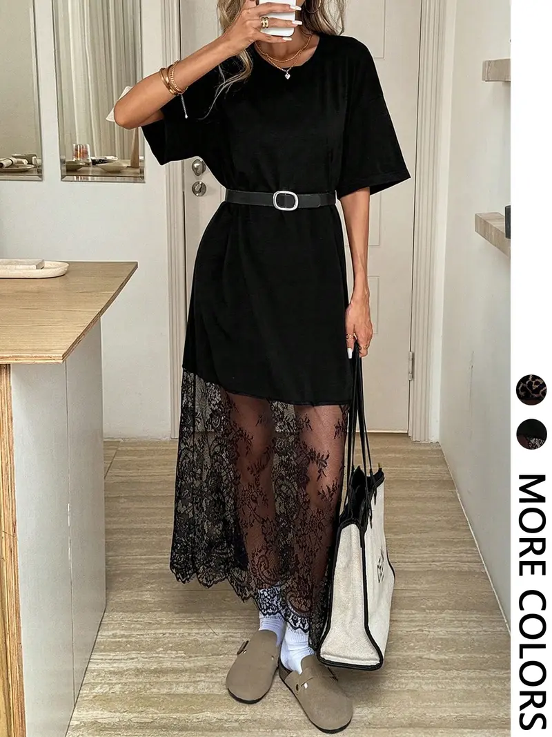 lace sleeve dresses - TikTok Shop