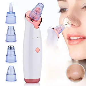 Electric Blackhead Cleansing Tool, Rechargeable Vacuum Pore Cleaner, 3 Adjustable Suction Facial Beauty Instrument, Facial Skin Care for Women, Blackhead Remover Tool