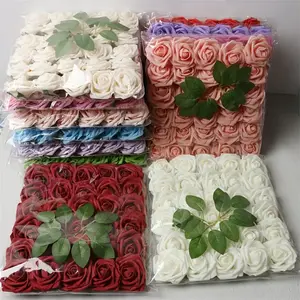 30 Artificial Foam Roses, Fake Flower for DIY Wedding Decorations, Perfect As a Valentine'S Gift Or Bridal Bouquet, Party Decorations, Decorative Flowers