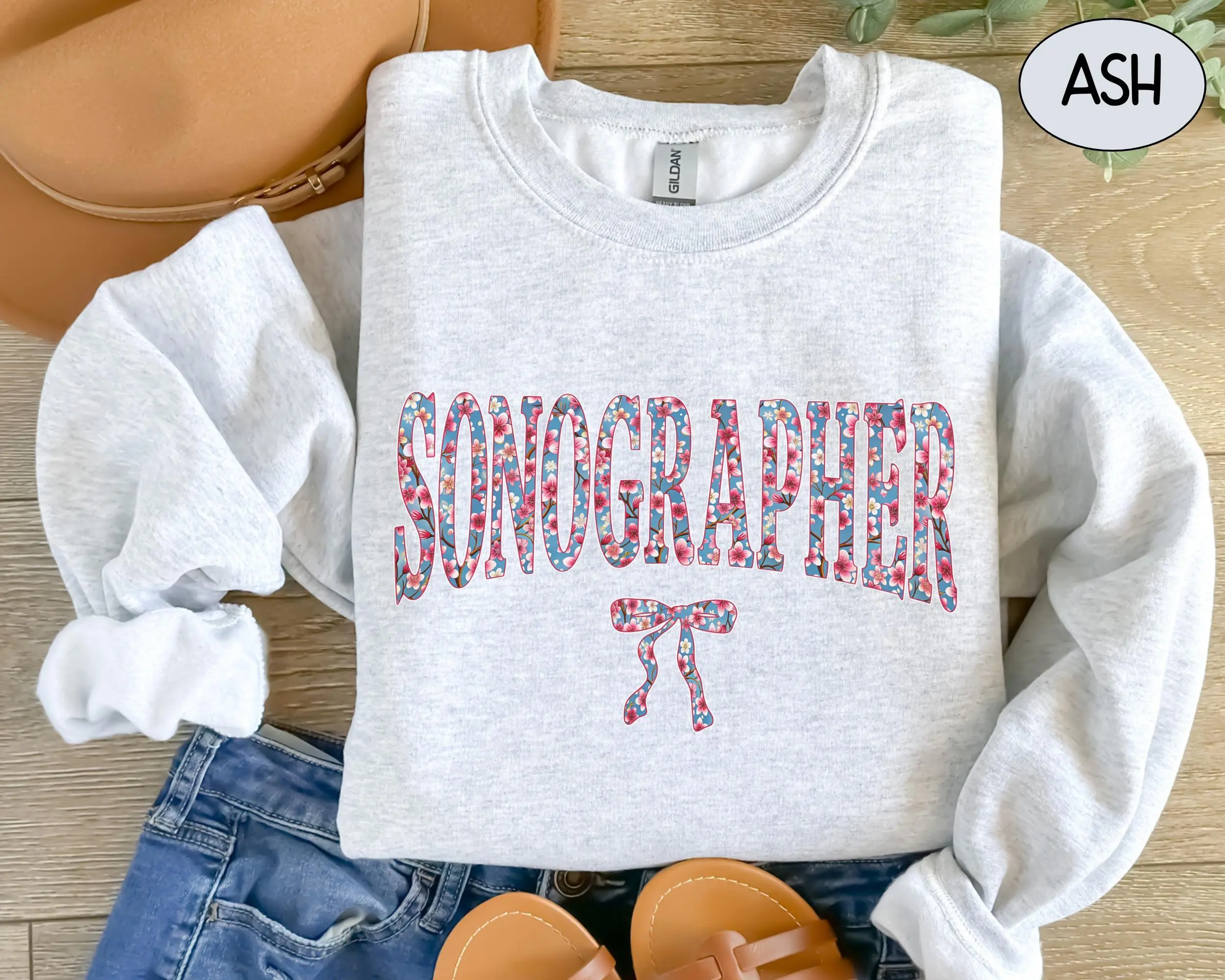 Sonographer Short Sleeve T-SHIRT / Sweatshirt, Ultrasound Tech Gift For Ultrasound Bow Technologist Shirt, Sonography  Unisex Womenswear