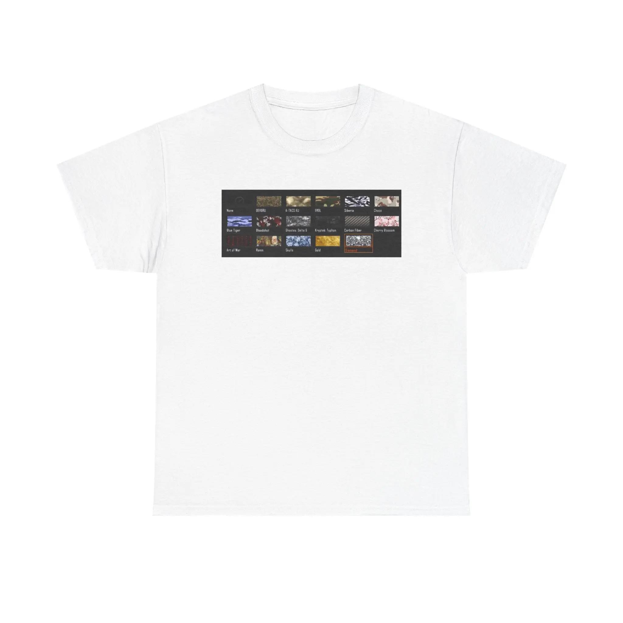 BO2 Camo Selection T-Shirt Casual Classic