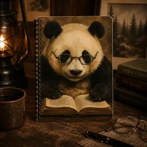 Reading Journal Notebook | Dark Academia Spiral Notebook
