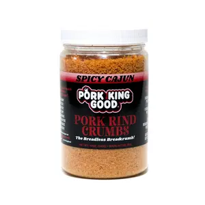 Pork King Good Pork Rind Crumbs Spicy Cajun Flavor