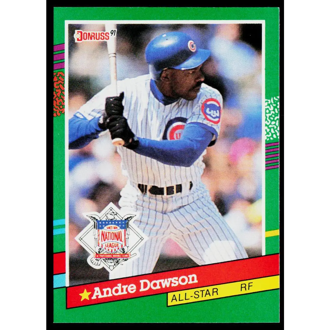 Andre Dawson 1991 Donruss #435 Chicago Cubs