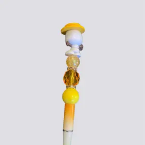 LIVE CLAIM custom-made Beaded Pen with Unique Design