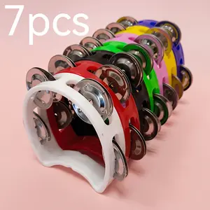 Four Bell Circle Handbell Performance Accompaniment Plastic Handbell Orff Percussion Instrument Half Round Handbell