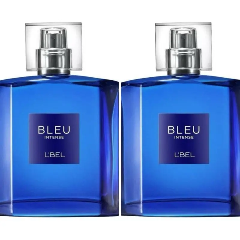 L'BEL BLEU INTENSE FOR MEN 100ml Pack of 2 - Powerful Oceanic Scent with Herbal Notes - Herbal Aromatic Fragrance