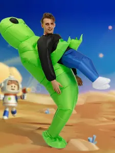 Et Alien Inflatable Suit, Scary Alien Costume, Monster Inflatable Costume, Cosplay Costume for Adults, Party, Festival, Stage, Polyester