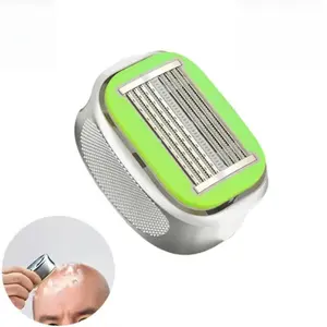 Men's Bald Head Shaver, Dual-Direction 8-Layer Blades, Anti-Cut Comb, Full Body Waterproof, Portable Storage, Sensitive Skin Friendly