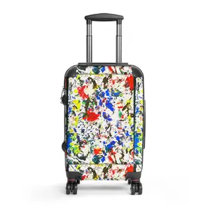 Abstract Camouflage Hard-shell suitcase