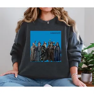 Ganndallf weezard Sweatshirt, LOTR weezard SweatShirt, Weezard Rock Tee, Fantasy Rock Legends Tee, LOTR Shirt t shirt hoodie, blue weezard shirt