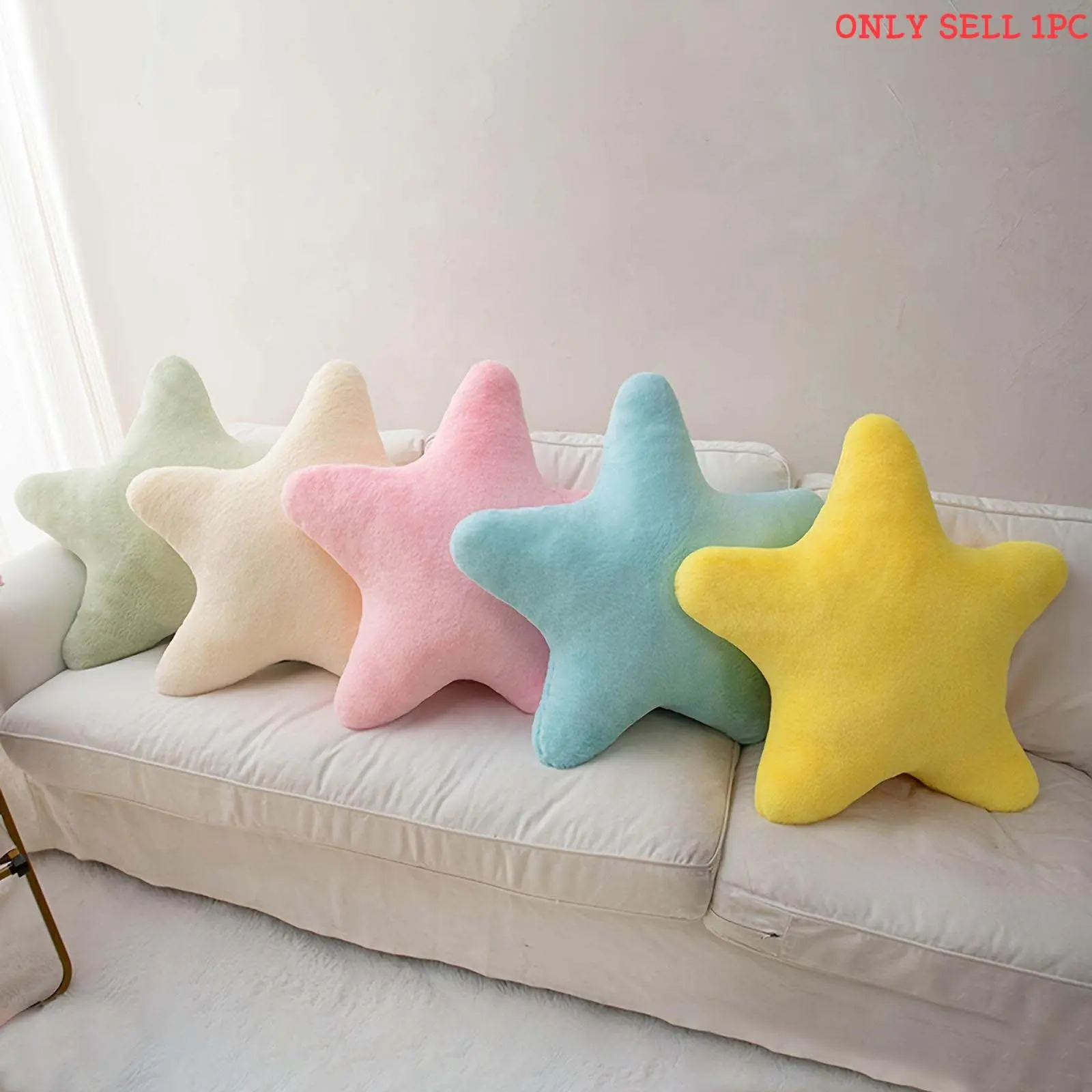 Star Shaped Plush Toy, 1 Count Soft Stuffed Star Pillow, Cute Cartoon Star Pillow for Home Decoration, Birthday Gift for Friends, Gift for Her, Men's Gift