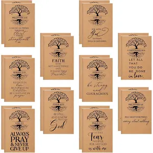 20 count Mother's Day Christian  Bulk  Verse Prayer Journal Inspirational Mini Christian Notebooks Religious Scripture  for Women Men Student Sunday School VBS Church Party Favors