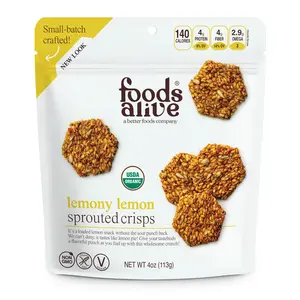 lemony lemon - organic sprouted crisps