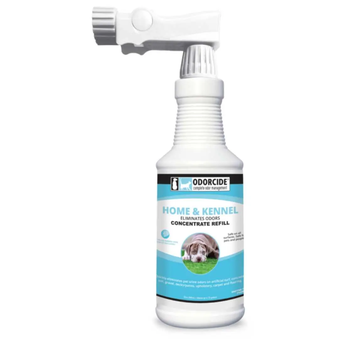 Odorcide Pet Odor Eliminator for Home & Kennel – All Surfaces Odor Remover – Non-Enzymatic Pet Urine Odor Eliminator Spray (32 oz)