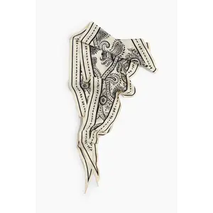 H&M Printed satin triangle scarf