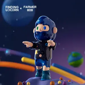 [FINDING UNICORN] FARMER BOB VANTA ZOMBIE BOB-150%COSMOS BOB Cute Figures Desktop Ornament Collectible Toys Birthday Gifts