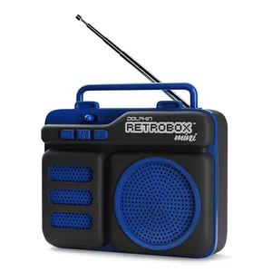 Party Speaker Audiobox SLK-10 Portable Mini Clip Bluetooth SpeakerRTX-10 Retrobox Mini Portable Bluetooth Radio Speaker Audio Wireless Rechargeable