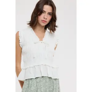 Angel Smocked Top