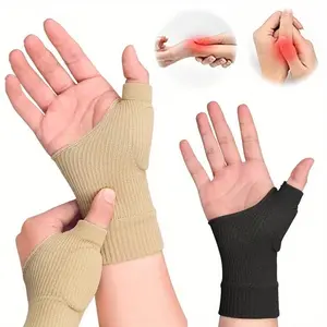Wrist Thumb Compression Arthritis Gloves(1 Pair),Breathable Wrist Support Brace Wrist Sleeve with Gel Thumb Injury Pads,Comfortable Carpal Tunnel Sleeve for Hand Joint Relieve Pain, Wrist Wraps