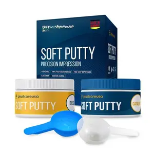 PlastCare USA Dental Soft Putty Regular Set (290 ml Base + Catalyst)