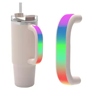 LED Light-Up Tumbler Handle – Fits 40oz/30oz Cups, Rechargeable & Waterproof Handle Accessory for Outdoor, Camping, Parties & Home – Perfect Gift for Cup Lovers