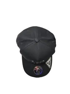 Gorra El barca, Black Snapback with Imagen de Barca, Gorra de alta calidad